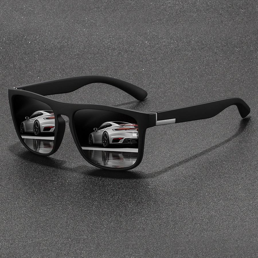 Fashion Vintage Square Sport Sunglasses Men Women Fishing Driving Man Luxury Brand Designer Sun Glasses Anti-Glare Eyewear Uv400