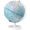 HANDUNYOU 20cm AR Metal Globe with Night Light
