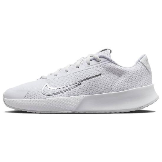 Nike Court Vapor Lite 2 HC Low White Metallic Silver W - DV2019-101