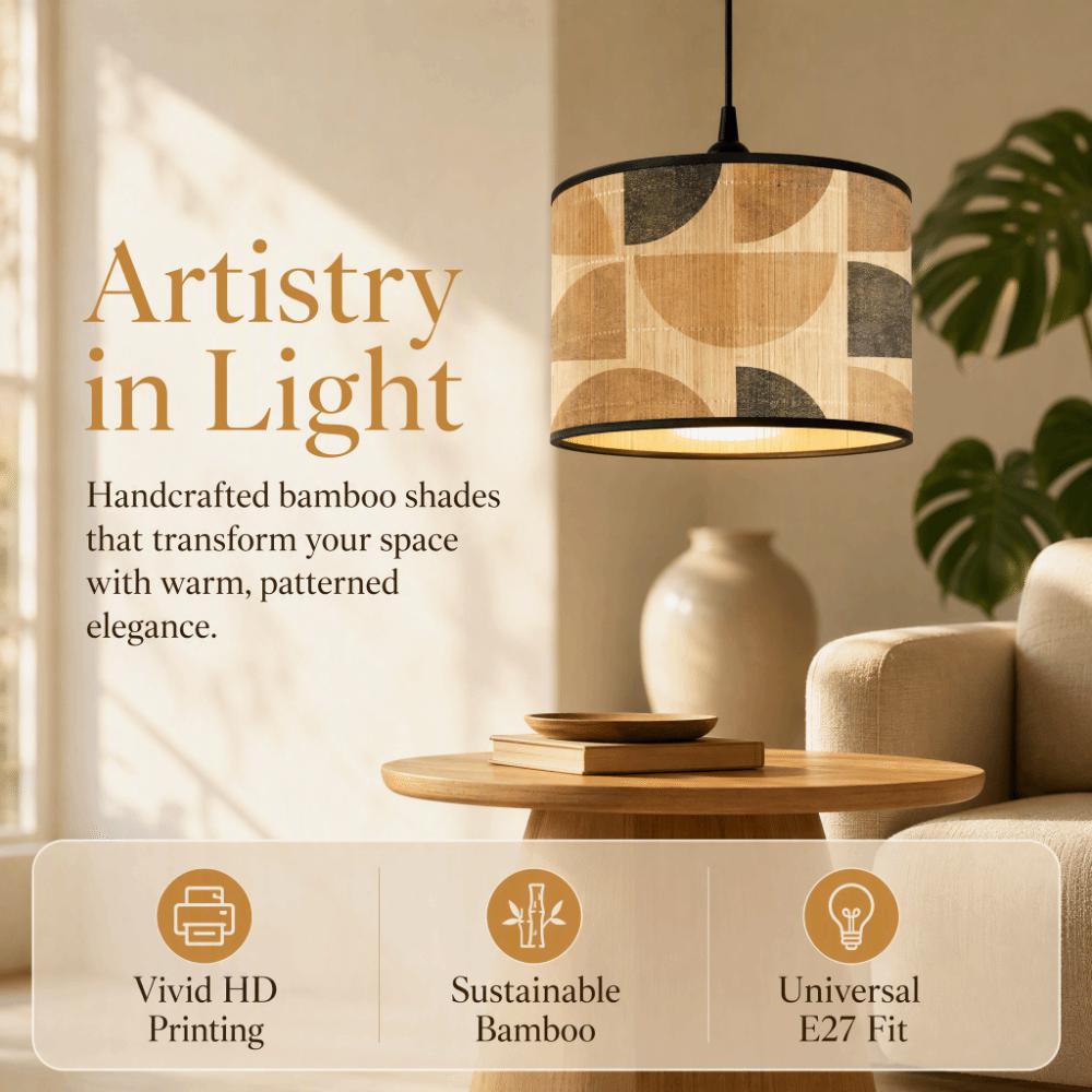 Long-Lasting Pendant Chandelier Handmade Light Cover Retro Style Retro Lampshade Hotel