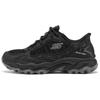 Stamina At Women Black Low Top Hiking Shoes Slip On Mountain Style Lightweight Cushioning Fashion Sport 180370-BBK