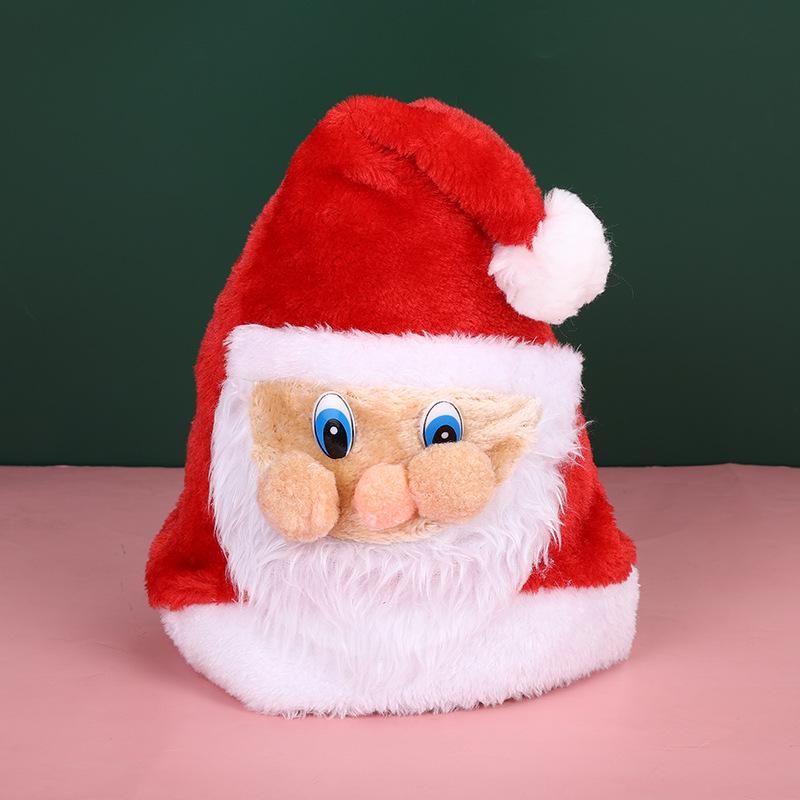 Plus Size Santa Claus Christmas Hat & Chair Cover for Adults and Kids