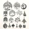 Charms Mix Mixed Plant Animal Pendants Minimalist Jewelry Components QC083