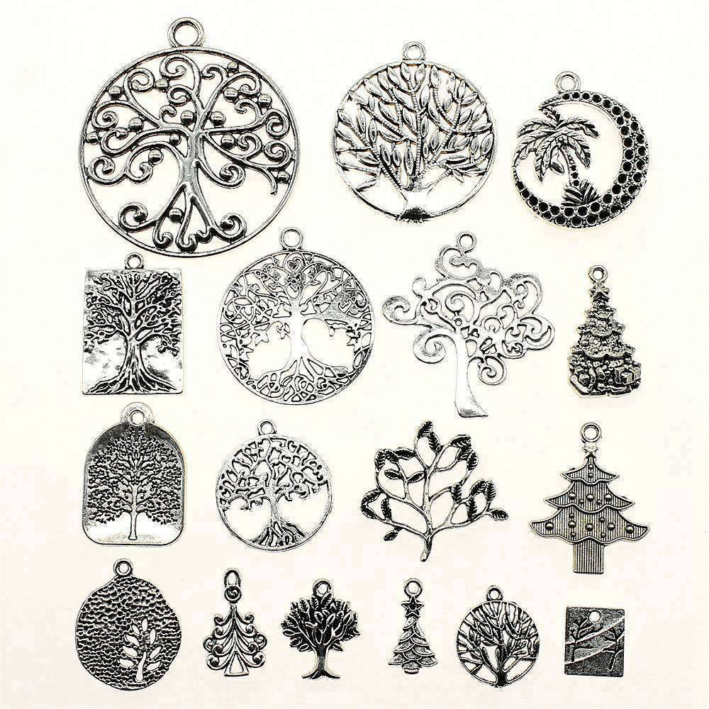 Charms Mix Mixed Plant Animal Pendants Minimalist Jewelry Components QC083