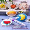 6.5-8cm Foam Texture Painting Paper White/Pink/Yellow Magic 3D Drawing Canvas Sponge Diy Puffy Texture Paper Art Drawing Paper
