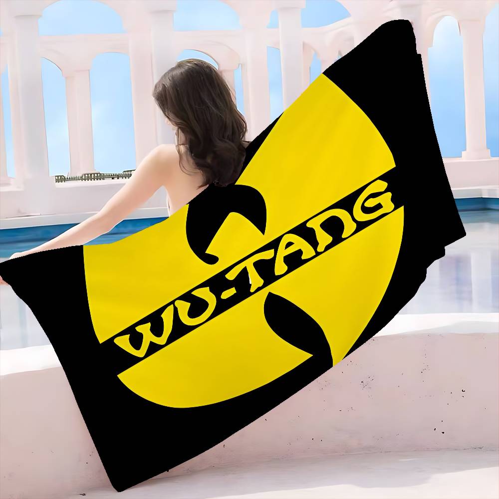WU-TANG-CLAN HIP-HOP Combination Microfiber Beach Towel Absorbent Quick Dry Soft Yoga Swimming Resort Mountain Climbing Towel