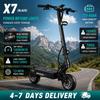 2026 hot sale X7-72 European and American high-power 9000-watt 72V40ah electric scooter off-road pedal high-speed wheel 150 kg