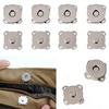 Pacote com 10 botões de pressão para costura, bolsas, roupas, jaquetas, jaquetas, mochilas, botões de pressão, costura caseira, artesanato