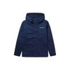Casual Sports Single-Layer Hooded Zipper Outdoor Hiking Waterproof Windproof Breathable Lightweight Jacket Men Jackets Navy-Blue RE0086-464