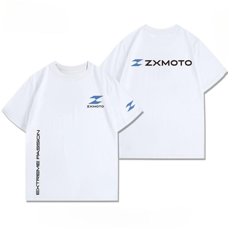 Customized Zhang Xue Motorcycle Logo Printed Motorcycle Ultimate Love Heavy Motorcycle T-shirt for Men Short Sleeve