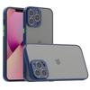 Phone Case - eFConnection - iPhone 13 Pro Max - Matte Silicone - Navy Blue - 6.7 Inches