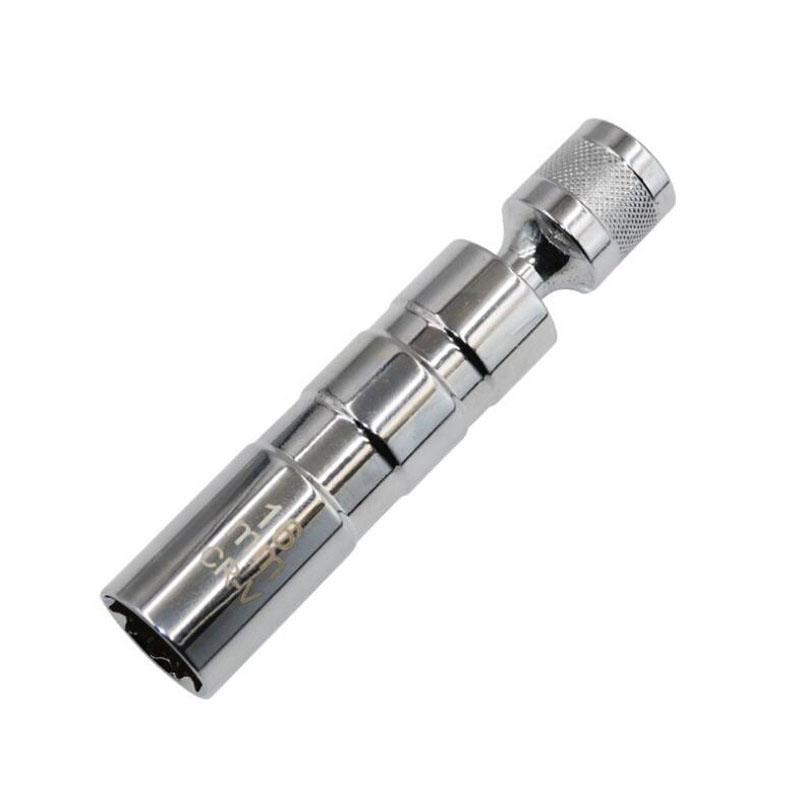 

14мм 16мм Адаптер для свічкового ключа Тонкостінний Універсальний шарнір Свічковий ключ Магнітний інструмент для зняття свічок запалювання 16mm