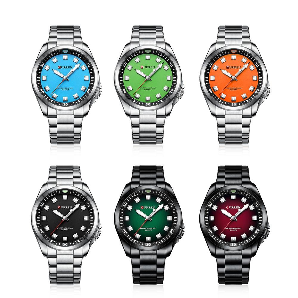 Luxury Watch Business Waterproof Male Clock Luminous Stainless Steel Quartz Men Watch
