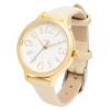 Fieldwork Women's Analog Watch with Leather Strap, Simple and Easy To Read, White, Letre MKL2012-1