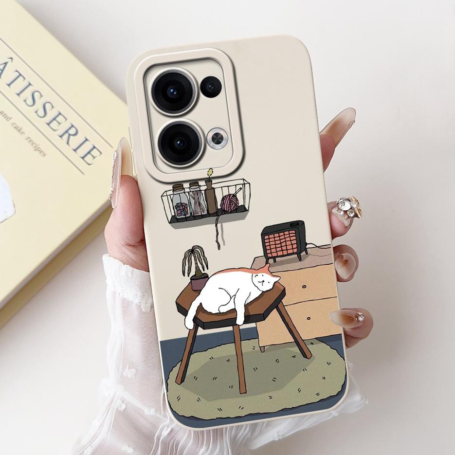 For Oppo Reno 13 Pro 5G Case CPH2697 Unique Fashion Cartoon Cover Soft Silicone Phone Case For Oppo Reno13 Pro Reno 13 5G Fundas