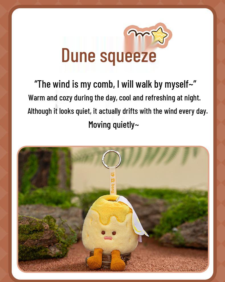 Volcano, Dune, and Snow Mountain Stress Relief Plush Squeeze Toy - Ideal Desk Companion and Gift for Students, Boys, and Girls.