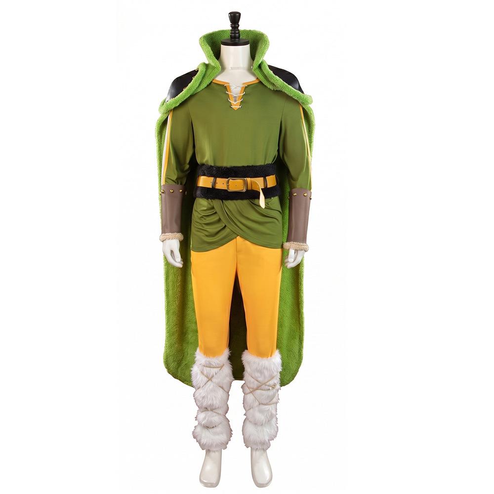 One Piece Zoro Cosplay Jelmez Szett Zöld Köpeny Halloween Party Ruházat Anime Szerepjáték Ruházat