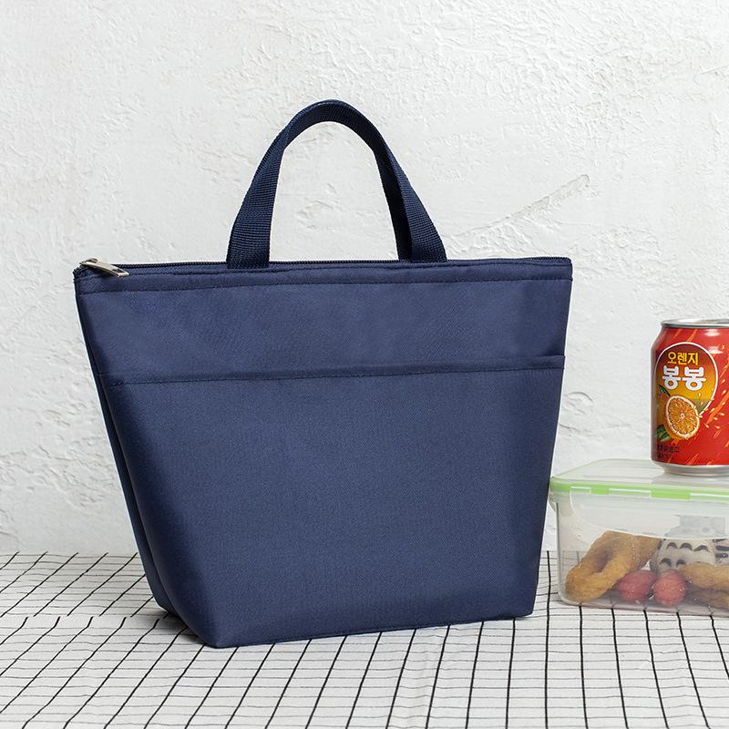 1pcs Waterproof Handheld Lunch Bag Oxford Fabric Picnic Tote Portable Food Storage Bag for Office Lunches Outdoor Picnic Meals