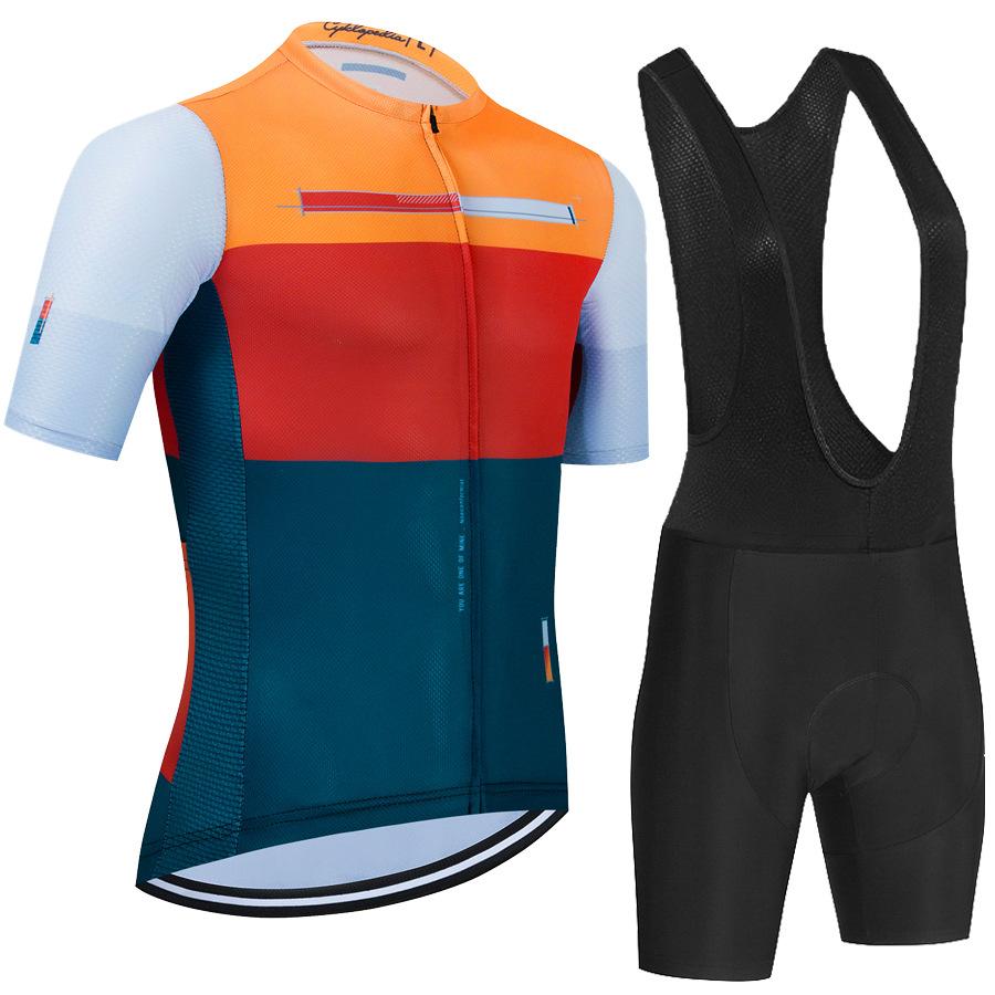 Summer Short-Sleeved Cycling Suit, Mountain Biking Sports Cycling Equipment