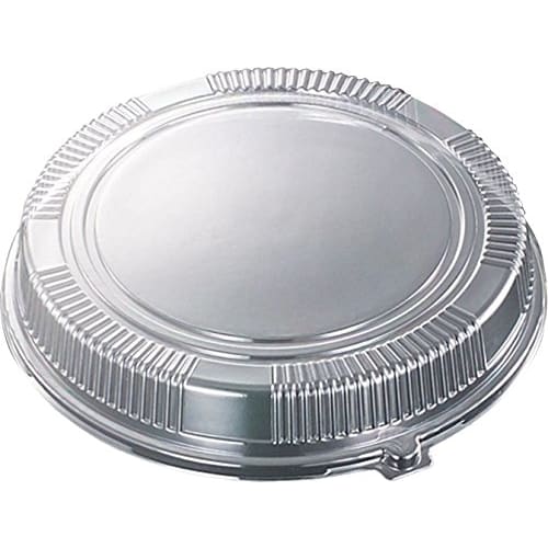 Chuo Kagaku Made In Japan Disposable Container Lids, DX Hors D'oeuvre E-maru 2, Anti-Fog Lids, Pack of 10, Size: Approx. 0 X 41.3 X 6.8 Cm, Clear