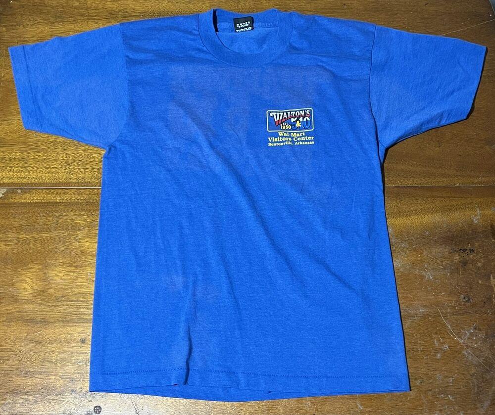 Vintage Single Stitch Walmart Visitors Center Screen Stars Shirt L Waltons 5&10 Unisex T-Shirt