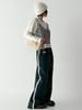 THE GREEN LAB Lace Side Line Track Pants [Green]