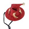 Pet Hat Witch Style Delicate Hemming Dress-up Mini Halloween Hair Clips Hamster