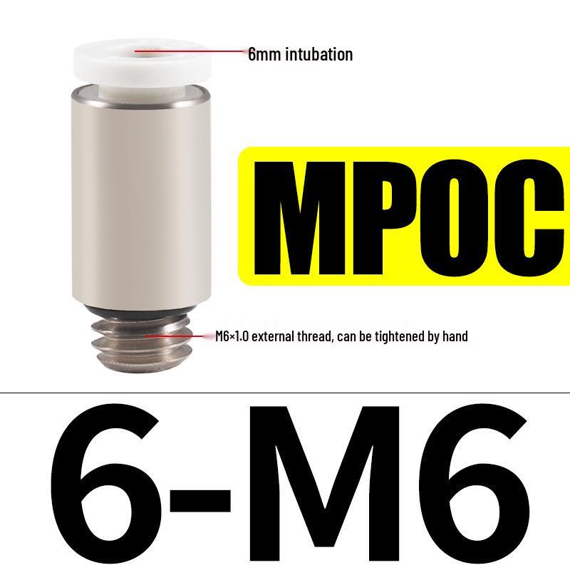 Straight-Through Quick Connector for Air Hose, Pneumatic Miniature 3-4, Air Pump Quick Plug M3/M5/M6/M7/01