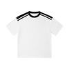 Trendy Unisex Color Block Drop Shoulder T-Shirt – Blue Edition