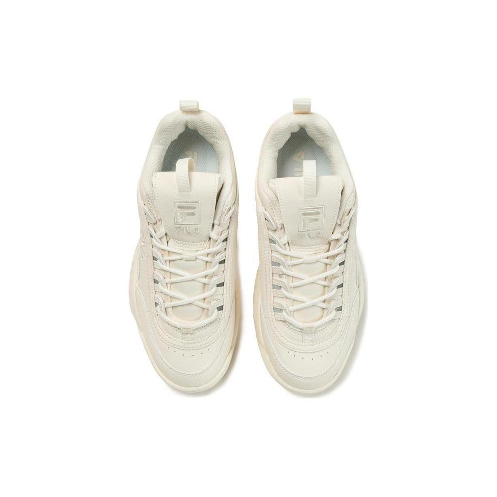 Fila Disruptor 2 Cushioning, Wear Resistant Low Top Casual Shoes Unisex Beige USS23029-100