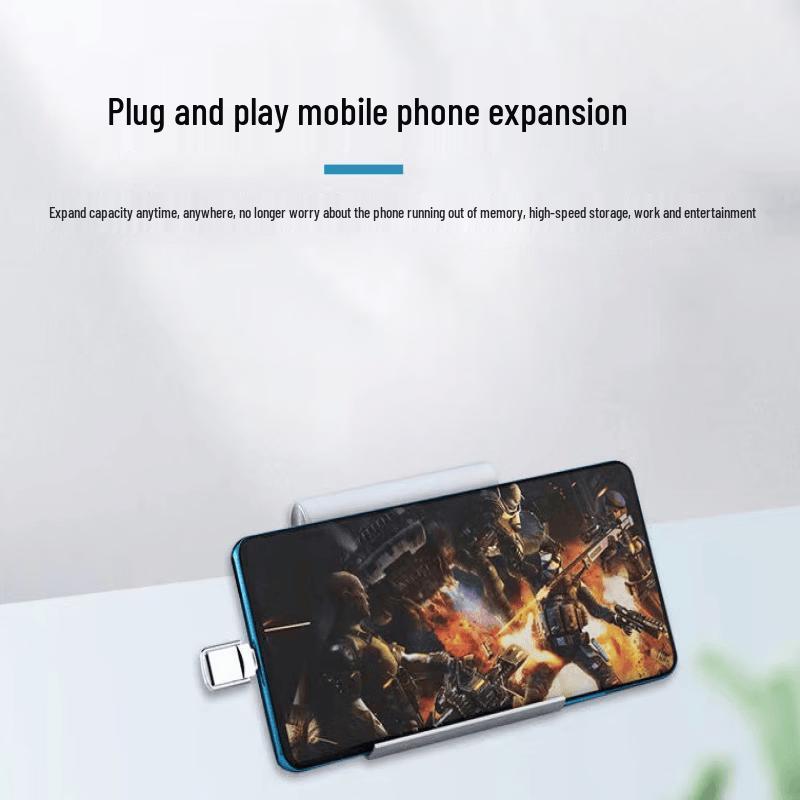 OLOEY 2-in-1 OTG Micro USB Type-C Metal USB Flash Drive for Phones & Computers