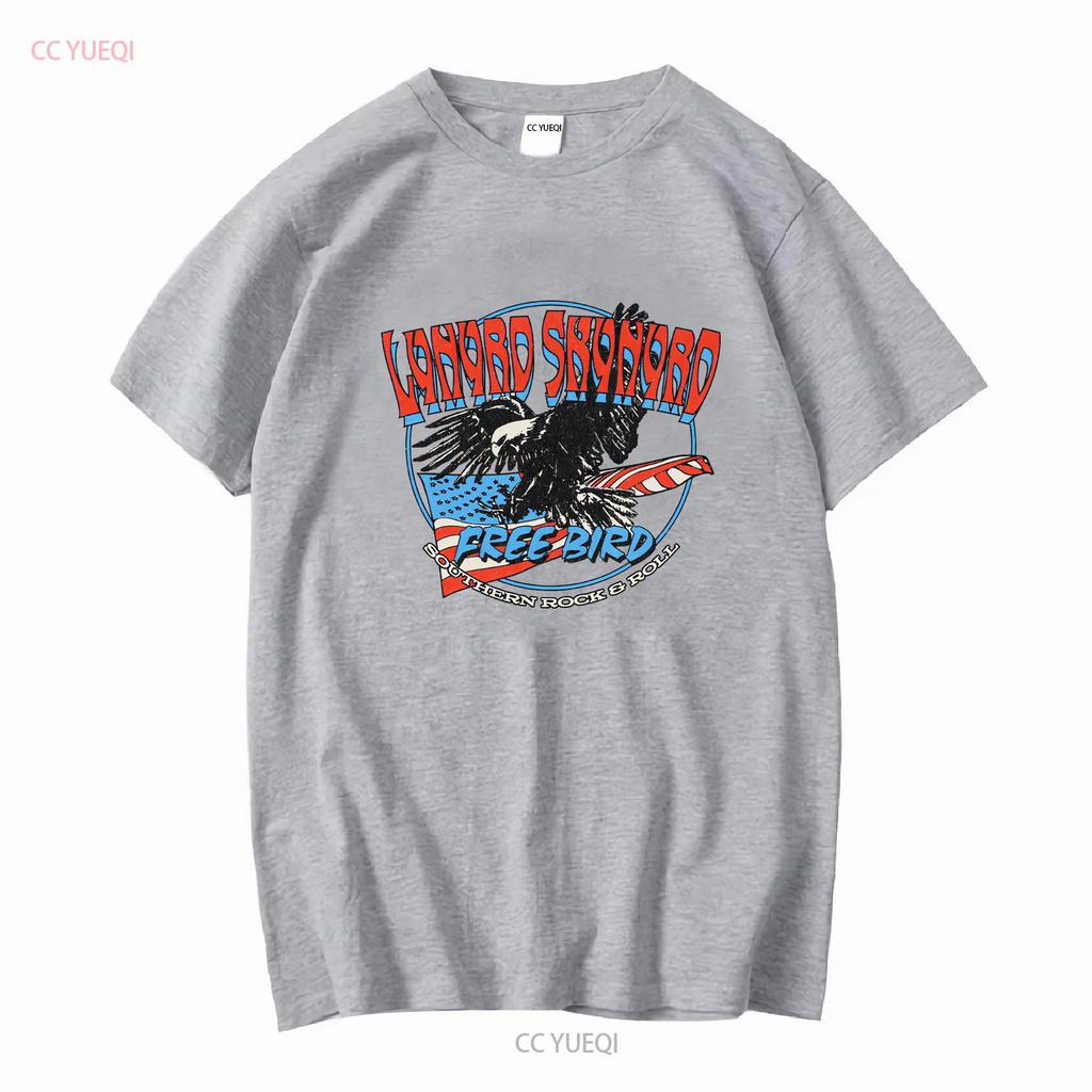 Lynyrds Cool Skynyrded T Shirt Men 100 Cotton Amazing Round Neck long or short sleeves vintage Washed Casual fashion Breathable