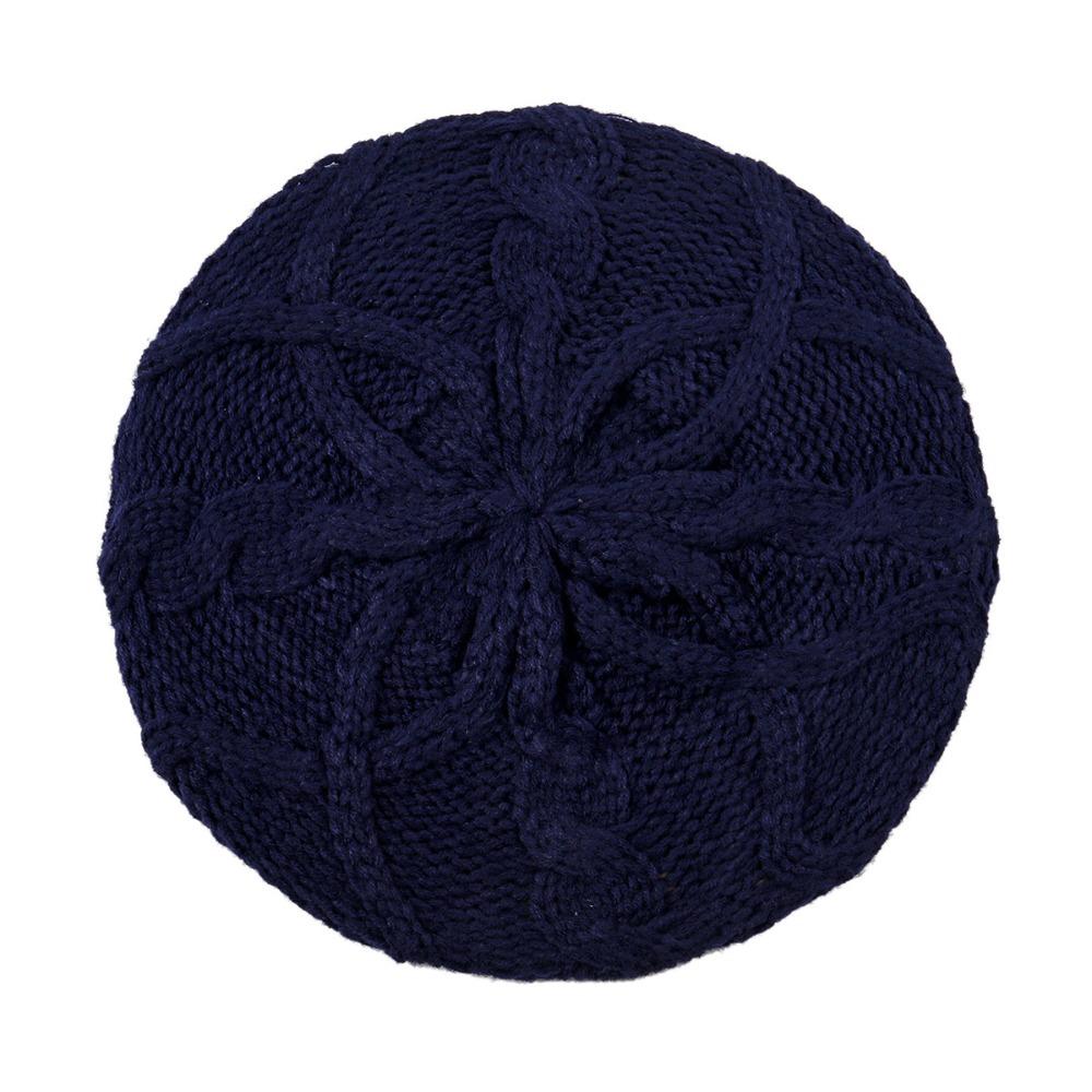 

Vintage Artist Beret Stretchable Knit Beret Fashion French Beret Spring Autumn Ladies HeadWear темно-синий