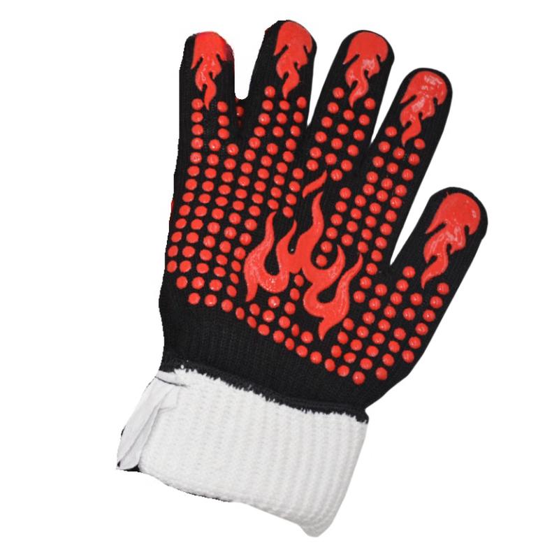 High-Temperature Heat Resistant BBQ Oven Mitt One Size Fits All