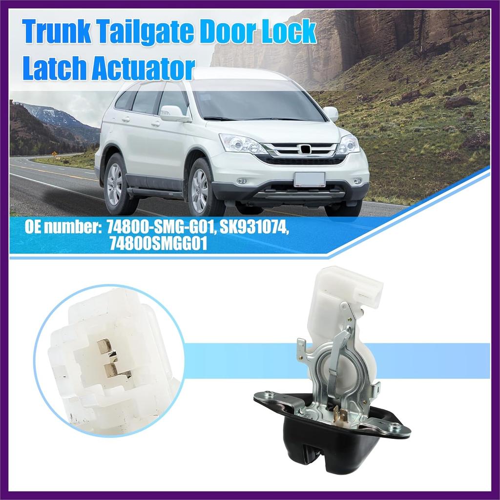 Trunk Latch Lock Actuator 74800-SMG-G01 for Honda CR-V 2007-2011 Tailgate Door Latch Lock Actuator Motor Rear Trunk Lid Lock Latch Actuator Premium