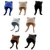 Winter Teens Bear Ear Earflap Beanie Windproof Trapper Hat Ear Protector Hat Adult Winter Cycling Skiing Supplies