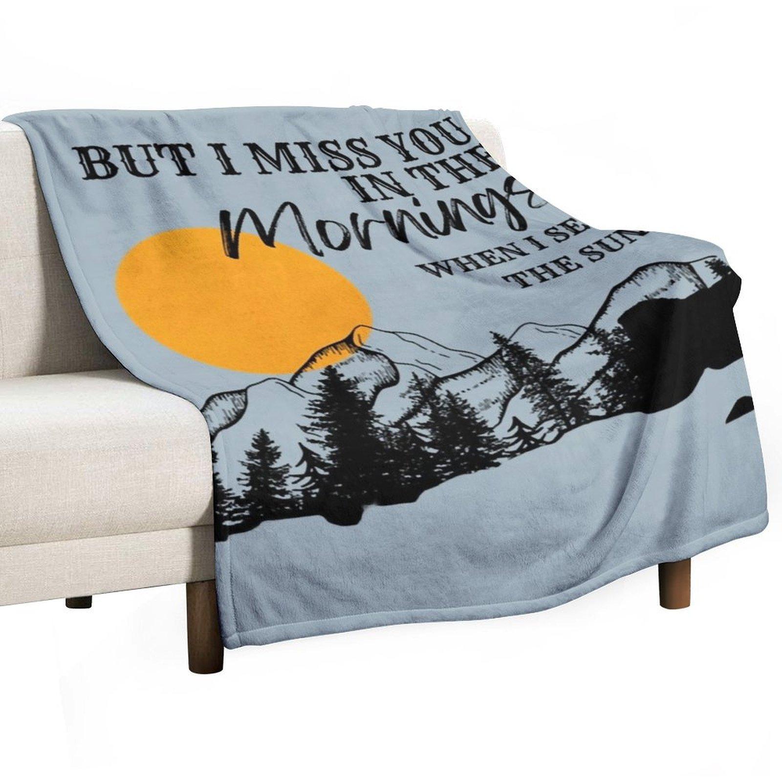 

Something in the Orange Throw Blanket Shaggy Furrys Flannel Fabric Beautifuls Blankets 30x40in