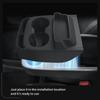 LUCKEASY for Tesla Model Y Standard RWD 2025 2026 Water Cup Holder Insert Car Cup Box Shock-Absorbing Tray Silicone Organizer