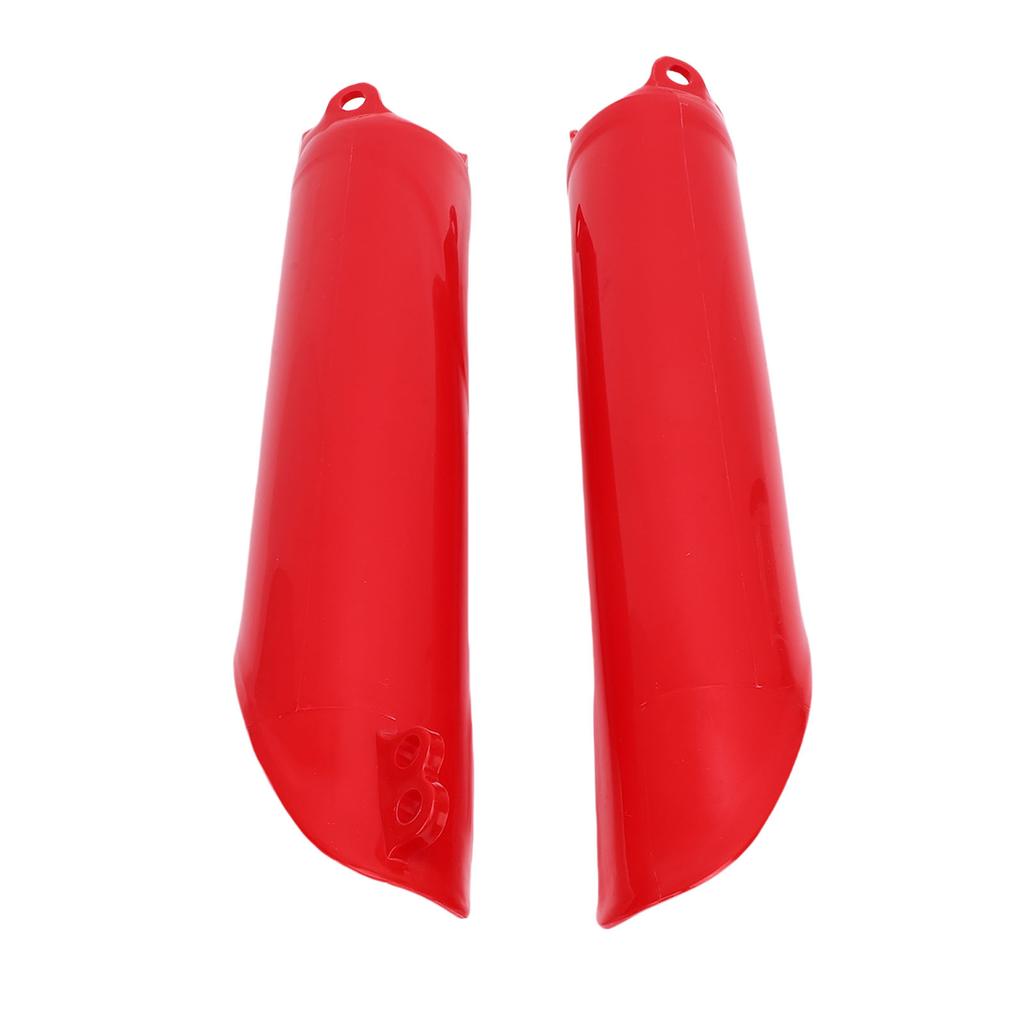 1 Pair Front Fork Guard Red Motorcycle Fork Shock Absorber Protector Replacement for CR125 CR250 CR500 1993 2007
