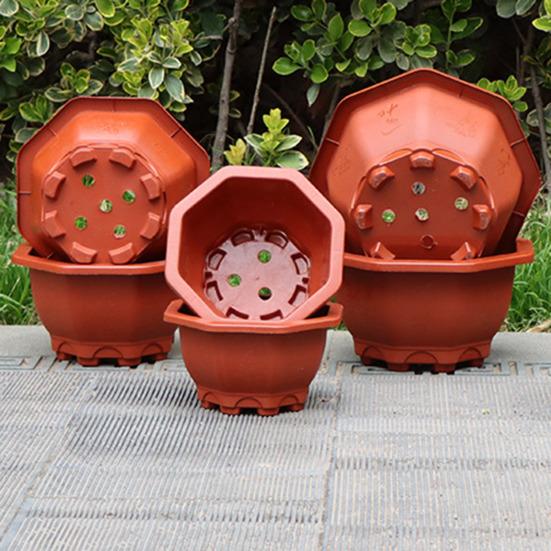 Air Circulation Flower Pot Breathable Thickened Plastic Planter for Bamboo Clivia Drainage Holes Downward Growth Pot for Home Garden Balcony