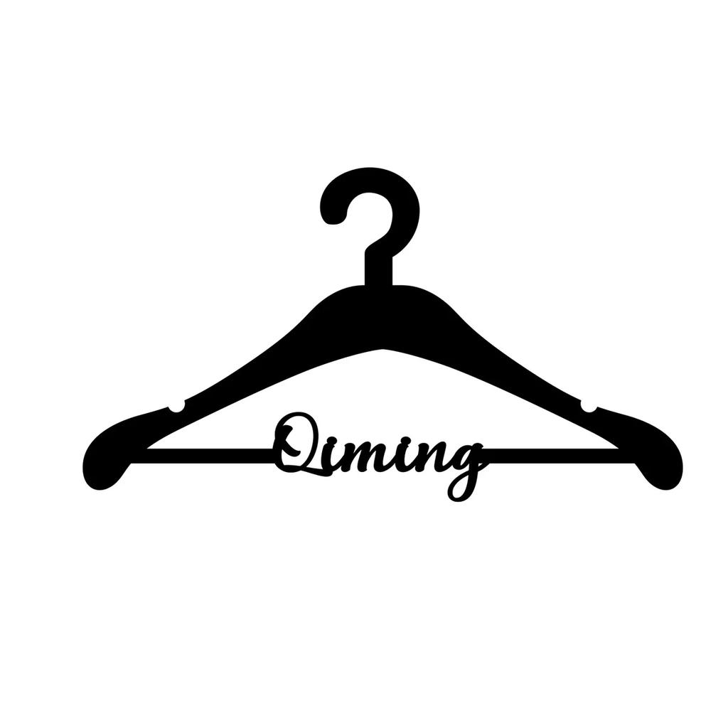 Custom Metal Hangers, Personalized Bridal Gifts, Decorative Clothes Hangers, Wedding Hangers Set