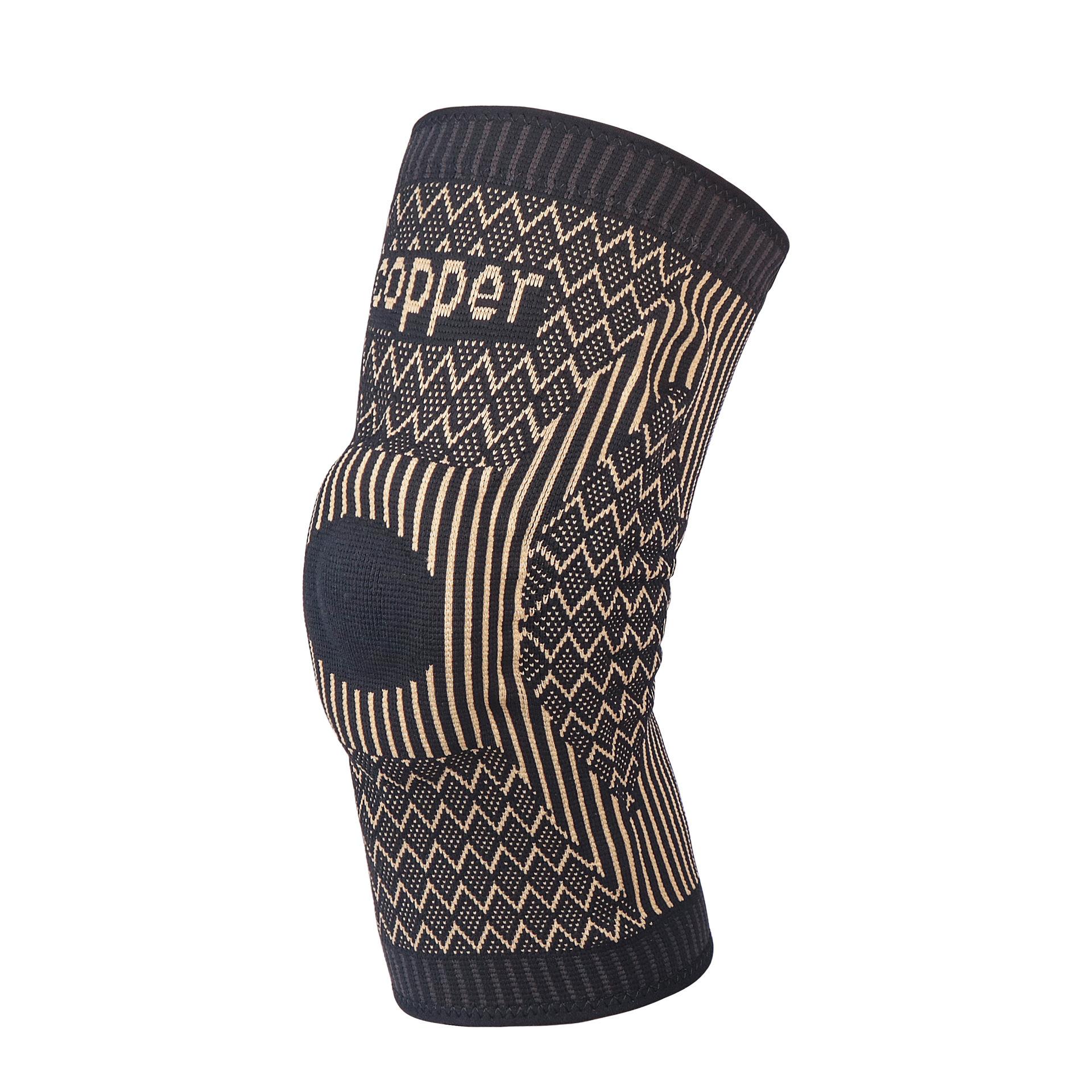 

Спортивное велосипедное баскетбольное защитное снаряжение Медный нейлон Медный ионный наколенник Силиконовый пружинный наколенник XXL