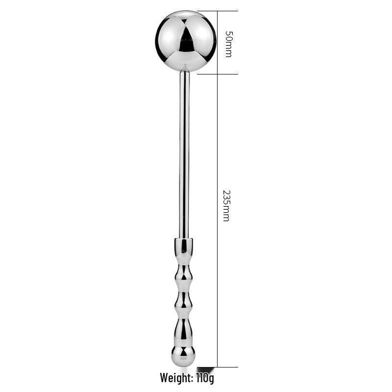 Metal Anal Dilator & Dual-Use Butt Plug for Expansion Training