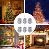 Velvet Christmas Balls 6 Pieces Festive Party Decoration Ball Tree Decorations For Cabinet Table Kitchen Door Handle Wall Window