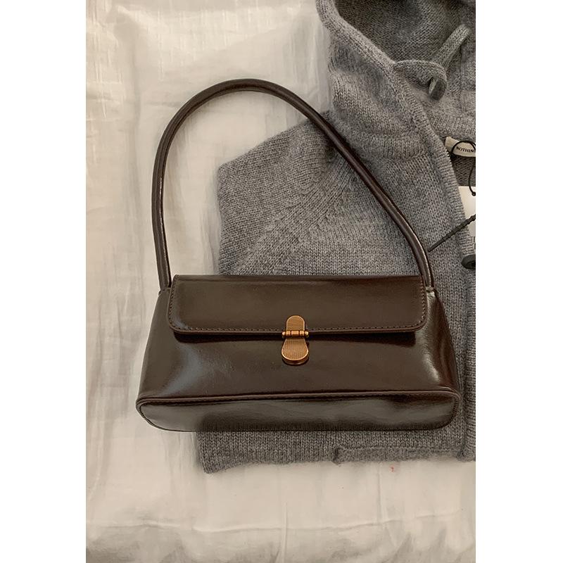 

Vintage handbag women s high-end commuter bag 2025 new simple underarm bag niche fashion shoulder bag