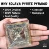 Original Pyrite Crystal Pyramid - Pyrite Tree Vastu Pyramid for Money Good Luck Prosperity