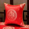 35x50cm/45x45cm Jacquard Plant Bamboo Cushion Cover Chinese Light Luxury Tassels Pillow Covers Decorative Green Black Home Decor