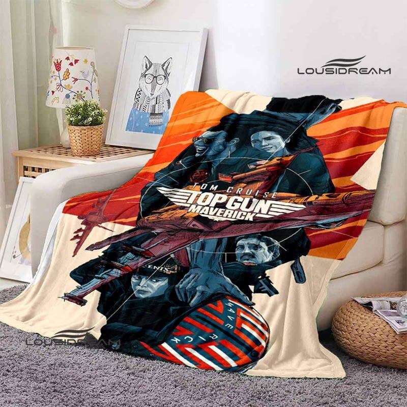 Classic Movie Top Gun Blanket Children's warm and beautiful blanket soft and comfortable blanket birthday gift