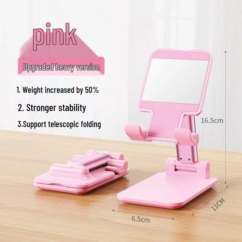 Portable Multifunctional Phone & Tablet Stand for Desk or Bed - Adjustable, Foldable, and Ideal for Streaming or Watching
