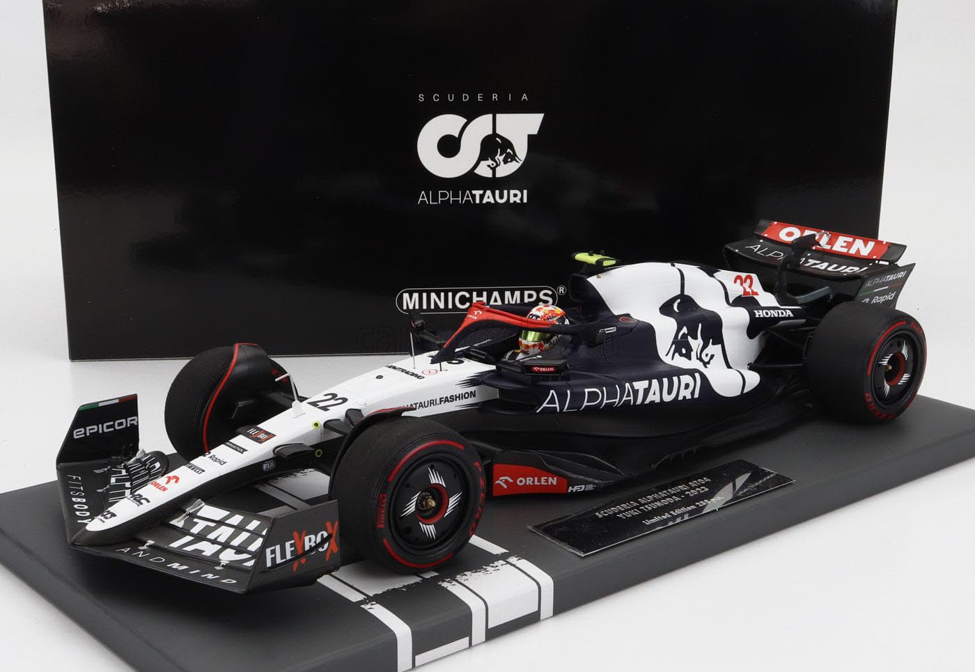 

Minichamps Scuderia AlphaTauri AT04 Юки Цунода 2023 1/18
